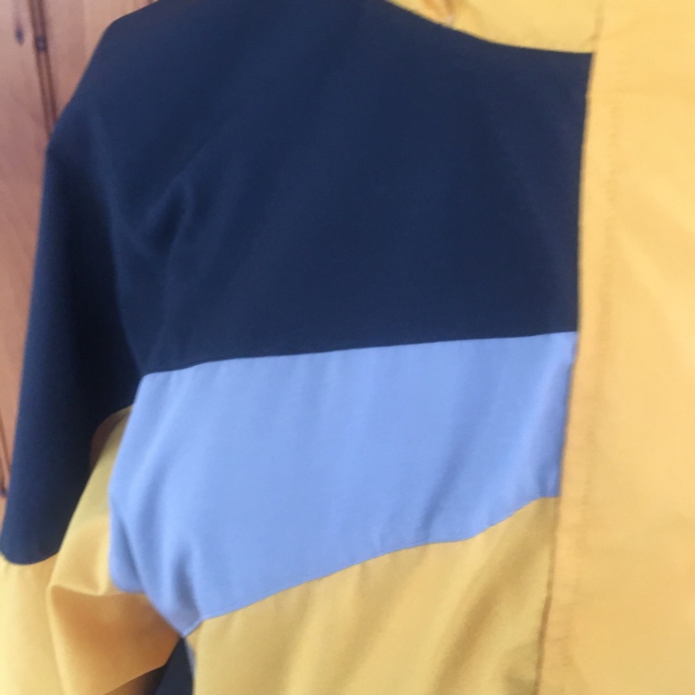 L L Bean Size Medium Color Block Anarak Jacket - image 4